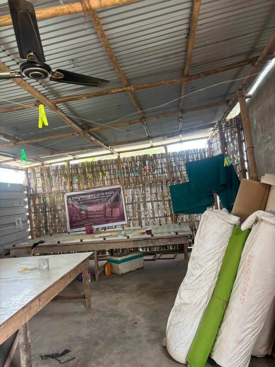 Our production workshop and cutting area